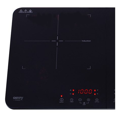 Camry | Hob | CR 6514 | Number of burners/cooking zones 2 | LCD Display | Black | Induction - 4